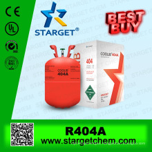 China manufacture blend refrigerant gas r404a with high purity 99.8% on sale